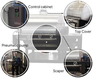 Grt-600 * 800 Séchoir à grattoir à poudre Séchoir à grattoir à rouleau liquide à haute concentration - Product Image 6
