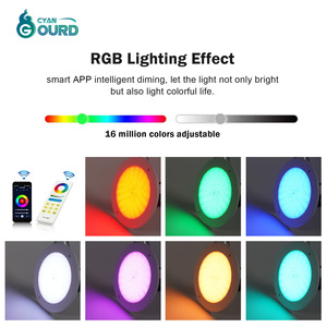 Treo Tường Mỏng Chìm Wifi 6W 12W 18W 25W 35W Không Thấm Nước RGB Đèn LED Hồ Bơi Đèn 12V - Product Image 3