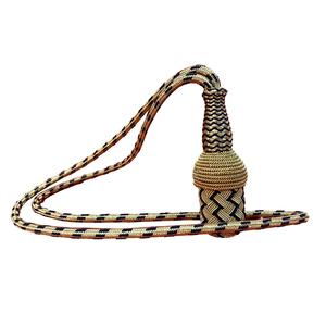 Nudo de espada OEM para uniformes de oficiales, accesorios y accesorios para uniformes, venta al por mayor, nudo de espada británico Shipman, alambre de oro ronpex - Product Image 1