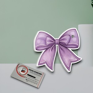 Paleta de Extensión de Pestañas Magnética con Diseño de Lazo Morado, Linda Paleta Rectangular de Diamantes para Artistas de Pestañas, Acrílico Personalizado - Product Image 6