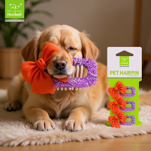Lot de 3 pinces à cheveux nœud papillon pour animaux de compagnie, accessoires de toilettage pour chiens et chats, nœuds de haute qualité pour animaux - Product Image 3
