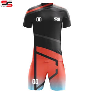 เสื้อกีฬาฟุตบอลระบายอากาศได้ดีแห้งเร็วพิมพ์ชื่อทีมได้พิมพ์หมายเลขสีไล่ระดับสี - Product Image 3