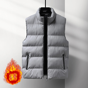 Gilet Invernale da Uomo Personalizzato con Logo OEM, Design Trendy, Taglie Grandi, Imbottito <span class=keywords><strong>e</strong></span> Rinforzato - Product Image 2