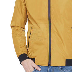 Diseñe su propio logotipo Chaqueta de bombardero para hombre Servicio OEM Chaquetas de bombardero impermeables ligeras para la venta - Product Image 5