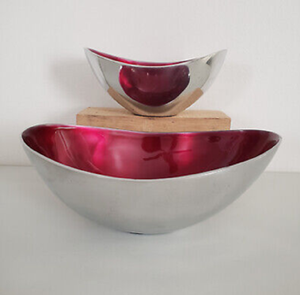 Hammered Aluminum Disposable <b>Serving</b> <b>Bowl</b> with Aluminum Floral Handles for Hotels & Restaurants <b>Salad</b> <b>Serving</b> <b>Bowls</b> Custom Color - Product Image 6