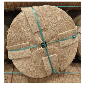 Disco de fibra de coco totalmente natural/anillo de base de disco de fibra de coco con fibra de coco para mejorar el jardín, proteger las raíces, evitar el crecimiento rápido de malezas - Product Image 2