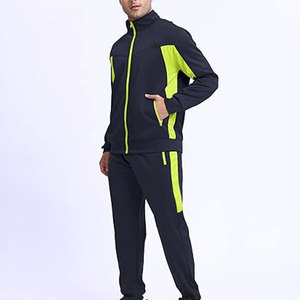 ชุดออกกำลังกายกลางแจ้งวิ่งออกกำลังกายสองชิ้นสำหรับทุกเพศกางเกงวอร์มมีฮู้ดขนาดพิเศษแจ็คเก็ตด้านหน้าปรับแต่งได้สำหรับฤดูหนาว - Product Image 4