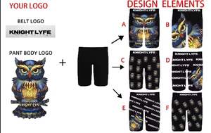 Calzoncillos bóxer de punto a cuadros de algodón ligeros y elegantes, duraderos, transpirables, de ajuste cómodo, con logotipo personalizado, para el salón diario de los hombres - Product Image 3