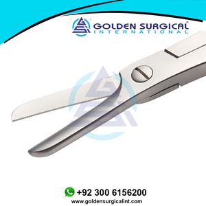 กรรไกรแบบมีรูจมูกยาว190มม. ใบมีดหยักกรรไกรตัดติ่งเนื้อ - Product Image 6