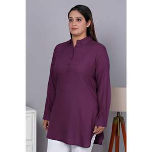 Moda mujer Casual corto Kurti algodón étnico verano Top moda al por mayor exportación fabricante precio más bajo - Product Image 1