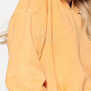 Sudadera con Capucha Corta de Punto para Mujer, 100% Algodón, Cómoda, con Logotipo Frontal, de Alta Calidad y Gran Venta - Product Image 4