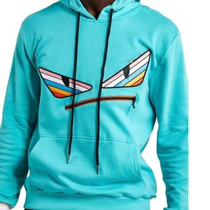 Diseño personalizado Sin bolsillo Sudadera con capucha puff estampado bordado Sudadera con capucha logotipo personalizado de gran tamaño streetwear sudaderas con capucha para hombres - Product Image 5