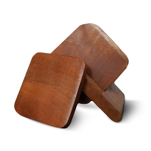 Posavasos de madera clásica Natural para servir, posavasos de alta calidad, alfombrilla para el hogar, Hotel, restaurante, venta al por mayor - Product Image 3