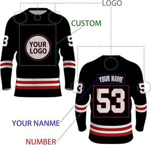 Uniforme de hockey sur glace adulte grande taille le plus populaire Logo personnalisable Design Sleek Sets Style - Product Image 5
