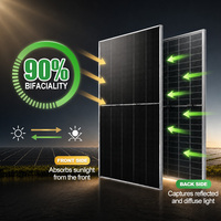 Panneau solaire monocristallin à grande capacité TW de 600W à 770W, module d'énergie solaire renouvelable