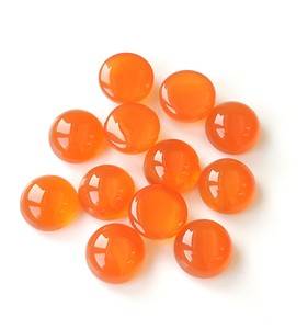 Natural Orange Carnelian Round Cabochon 5mm Loose Orange Carnelian Top Quality Natural Orange Carnelian - Product Image 3
