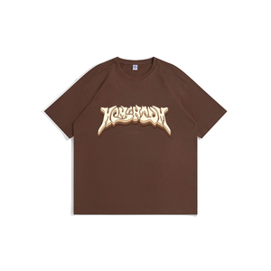 เสื้อยืดสำหรับผู้ชายทรงโอเวอร์ไซส์ลำลองทรงบ็อกซี่ฟิตเนส - Product Image 1