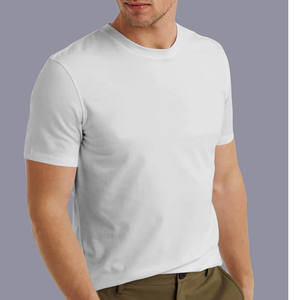 Haute qualité bas quantité minimale de commande meilleur tissu 100% coton t-shirts unis vierges personnalisés pour hommes - Product Image 4
