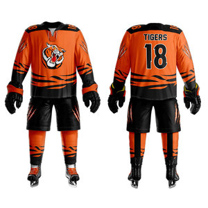 Uniforme de hockey sur glace unisexe best-seller Ensembles en vrac doux au toucher avec service OEM Vêtements de hockey sur glace qualité supérieure prix d'usine - Product Image 6