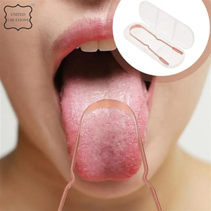 Wholesale Custom Wholesale U Shape <b>Tongue</b> <b>Cleaner</b> Oral Inox Scraper for Kids for Oral Care - Product Image 6
