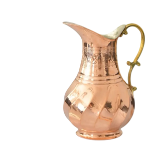 Wholesale Supply Kitchen Accessories Hammered <b>Copper</b> <b>Jug</b> With Antique Finished for Drink Ware Use <b>Copper</b> Pitcher - Product Image 2