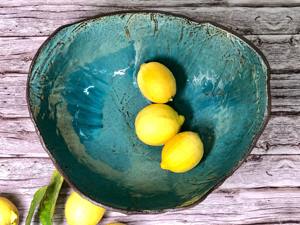 Cuenco decorativo de Metal de estilo único, bandeja central de diseño artístico hecho a mano para mesa, hogar, cocina, sala de estar, decoración de eventos - Product Image 5