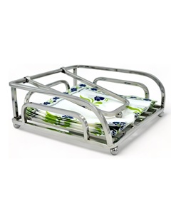 Servilleteros de acero inoxidable modernos ecológicos en forma de cubo, diseño de brazo ponderado para cocina, mesas de comedor, fiestas, restaurantes - Product Image 1