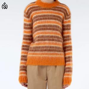 Suéter de Punto Personalizado de Moda, Suéter de Manga Larga con Bordado, Suéter Ajustado para Mujer, Suéter de Punto para Mujer - Product Image 1