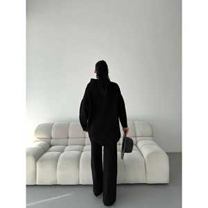 ชุดเสื้อสเวตเตอร์คอปกถักสำหรับผู้หญิง คอลเลกชัน 1555 - Product Image 4