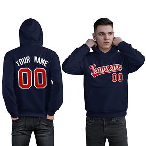 Sweat à capuche d'équipe personnalisé en sergé Nom et numéro personnalisés Sweat-shirt pour équipes sportives, fans et vêtements décontractés - Product Image 2