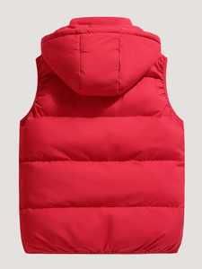 Veste matelassée personnalisée de haute qualité pour hommes grande taille OEM Gilet matelassé sans manches à fermeture éclair pour hommes - Product Image 2