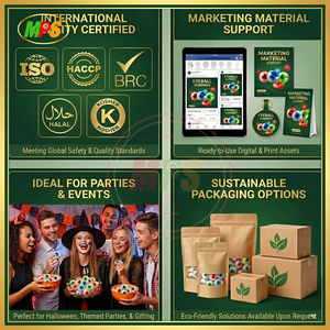 Bolas de Goma 3D Surtidas al por Mayor |   Caramelos de Goma con Forma de Globo Ocular de la Tierra en Tarro - Product Image 4