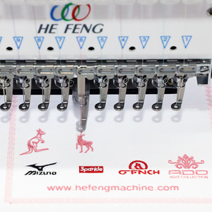 Top <b>10</b> Factory Industrial 24Heads Computerized Sewing Embroidery Machine For Clothing Patches Logos - Product Image 5