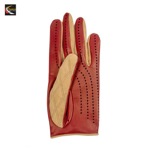 Premium Vintage Custom Color Leather Sheepskin <b>Gloves</b> for Adults Winter Warm Breathable Eco-Friendly <b>Touchscreen</b> Wrist-Length - Product Image 2