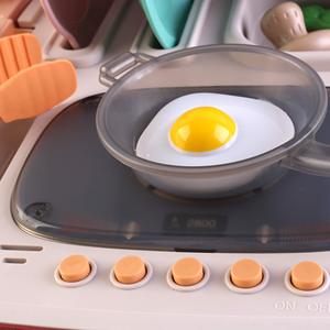 ROBINCOOL 2-in-1 <b>Kitchen</b> Cart Kitchenette Convertible to Shopping Cart with LED Lights and Circuit <b>Kitchen</b> & Food <b>Toys</b> - Product Image 6