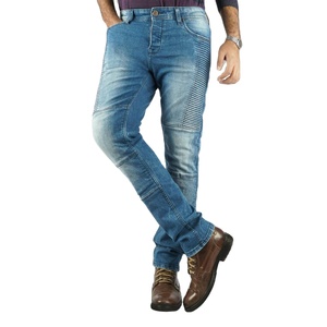 Pantalones de Motociclismo D Ride Moto para Hombre, Transpirables, de Secado Rápido, con Inserciones Elásticas, Protectores de Rodilla Ajustables, Mezcla de Poliéster/Algodón, para Turismo - Product Image 1