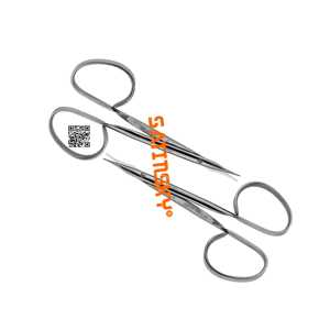 Ciseaux délicats ciseaux strabisme 11 CM Microchirurgie Acier inoxydable Fabriqué avec AISI 420 De Source réputée - Product Image 3