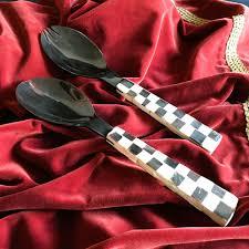 Thanh Lịch Thiết Kế Hàng Đầu Trâu Sừng Muỗng & Nĩa Dao Kéo Với Màu Hồng Trắng Swirl Nhựa Xử Lý Cho Bàn Ăn <span class=keywords><strong>Flatware</strong></span> Spoon Fork Set - Product Image 5