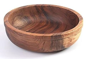 Nouvelle arrivée personnalisé en bois fabriqué meilleure vente à la main en bois bol de service ustensiles de cuisine maison par glowin fashion - Product Image 4