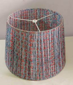 Vente directe d'usine abat-jour en tissu mélangé coton lin plissé lampes de table multicolores lustres pour usage intérieur halls - Product Image 4