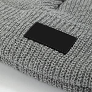 Oem Fashion Logo Embroidery Jacquard Knitted Winter <b>Beanie</b> Hats, Solid Color Acrylic Winter Hat With Logo - Product Image 4
