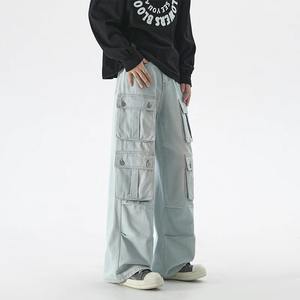 Custom Oversized 510g Denim Jeans New Fashion High Quality Black Hip Hop Baggy Jeans <b>Pants</b> <b>for</b> <b>Men</b> - Product Image 5
