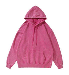 Sweat à capuche pour homme surdimensionné, délavé à l'acide, brodé avec un logo personnalisé, imprimé, 100% coton, lourd, grande taille, sweat à capuche pour homme - Product Image 5