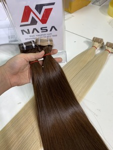 Vente en gros de bande normale de qualité supérieure dans les extensions de cheveux 100% cheveux humains d'usine cheveux doublement étirés - Product Image 3