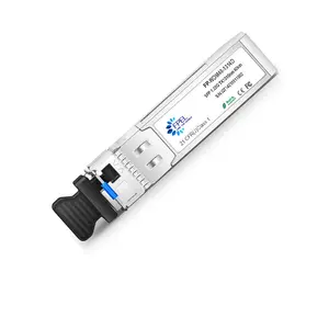 מכירה חמה uf 1g s 20 תואם עם סיסקו 1000BASE-BX-U BiDi SFP 1310nm-TX/1490nm-RX 40km DOM LC SMF משדר תעשייתי