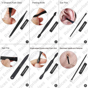 Professionnel de haute qualité 6 pièces en acier inoxydable pédicure ensemble luxueux manucure pédicure toilettage Kit 2025 nouveauté boîte - Product Image 5