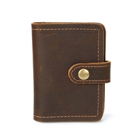 Dompet Lipat Kulit Asli Mewah Pabrik Grosir, Anti RFID, Logo Embos, Pola Kustom, Kapasitas Besar, Tempat Kartu Pop