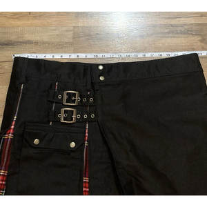 กิ๊ตแบบไฮบริดทันสมัย OEM ODM ผลิตจากผ้าฝ้ายสีดำผสมผสานกับผ้าลายสก็อตรอยัลสจ๊วต สำหรับใช้งานทั่วไป - Product Image 5