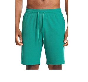 Short de salon pour hommes à la mode Jersey Tricot Cordon de serrage Short de survêtement décontracté avec poches Cordon de serrage Taille élastique Entrejambe de 9 pouces - Product Image 1