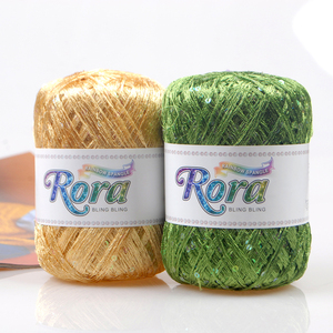 [Misoknit] RORA paillettes vengono aggiunti a un filato morbido liscio con una sottile lucentezza di buoni prodotti nel mondo - Product Image 2